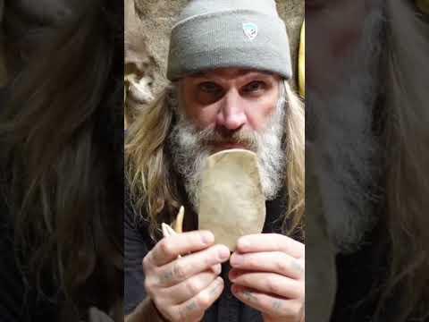 STONE KNIFE Meat Cutting Test #survival #bushcraft #outdoors #flintknapping #stoneage #knifetest