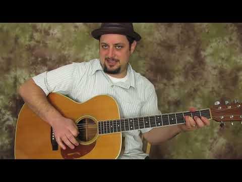 Acoustic Blues Secret? Open Strings Unleash Gutteral Guitar #shorts
