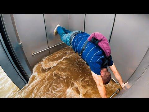 Zuhause oder Falle? Unglaubliche Einstürze von Häusern