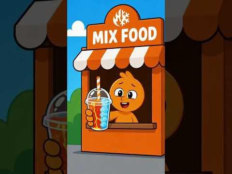 Bimo & Friends Food Stand! 🍔🍕🍎 #bimo #animation #bimoonline #cartoon