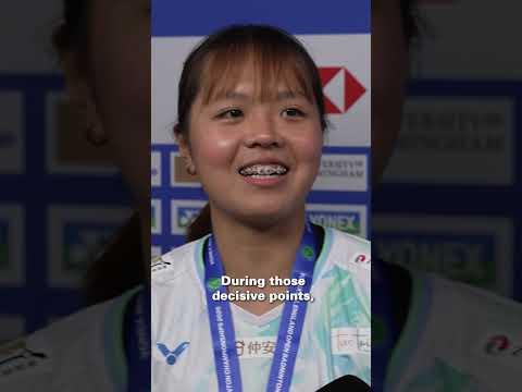 Ye Hong Wei and Nicole Gonzales Chan reflect on their historic win. 🏆 #BWFWorldTour #AllEngland2026