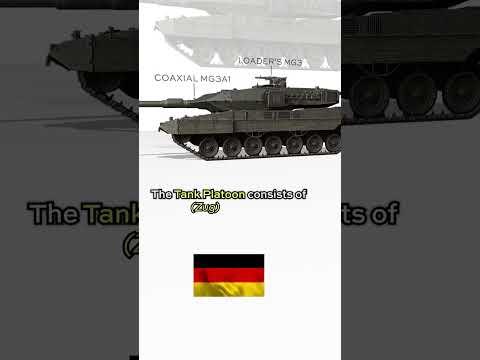 🇩🇪 German Leopard Tank Platoons Explained