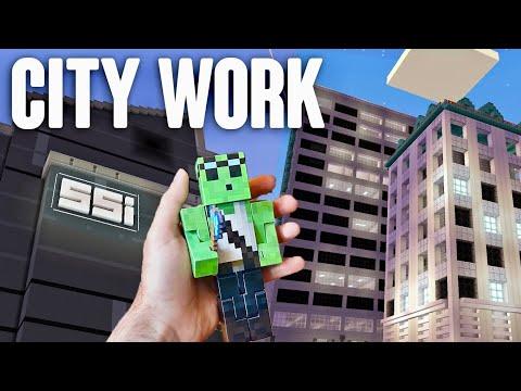Minecraft Figurine/City Improvements! - Let's Play Minecraft 707