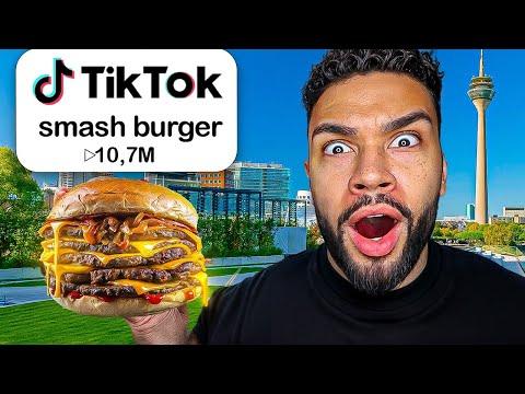 ICH TESTE ALLE VIRALEN TIKTOK FOOD SPOTS IN DÜSSELDORF