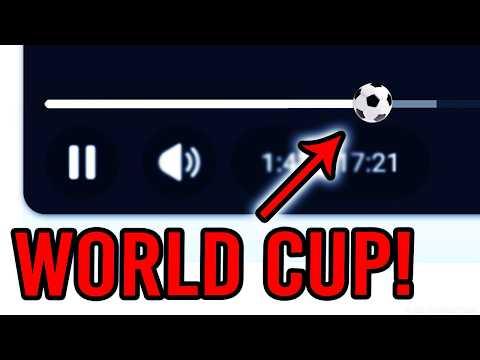 YouTube Has a World Cup Progress Bar?