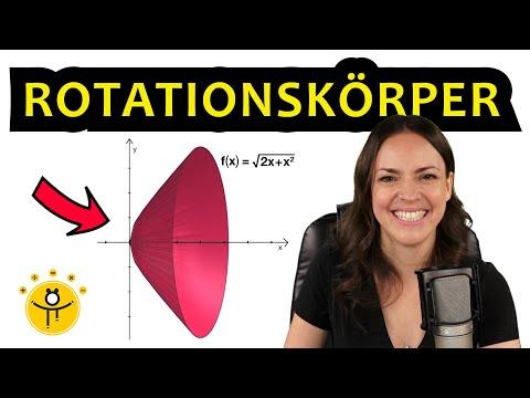 Volumen von Rotationskörpern – Integralrechnung