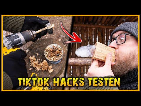 Outdoor Hacks von TikTok: What da f*ck!? Wir testen den Irrsinn! - Bushcraft Survival Lifehack