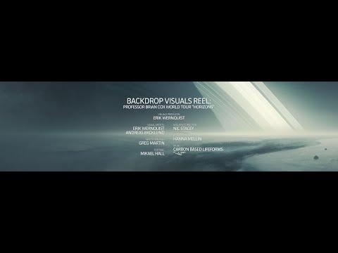 Backdrop Visuals Reel - Professor Brian Cox "Horizons"