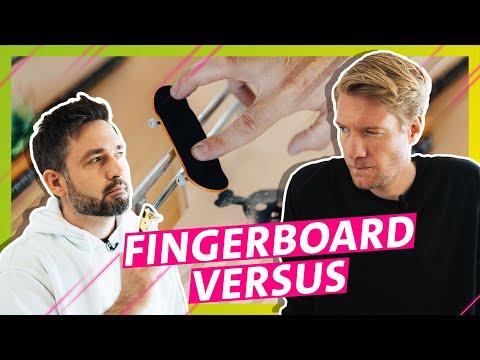 Skateboarden mit den Fingern - Duell auf der Weltmeisterstrecke