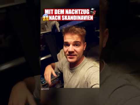 Diese Zugfahrt kostet 300€ - Von Deutschland nach Skandinavien! 🫣🤯 #shortsfeed