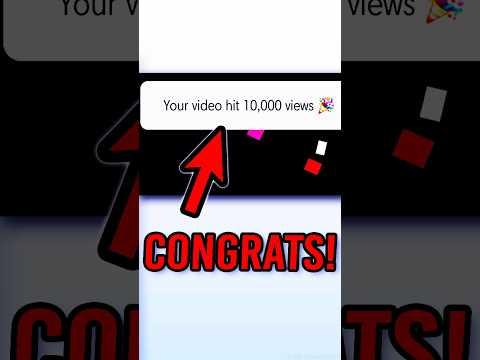 YouTube Celebrates When You Get Views!