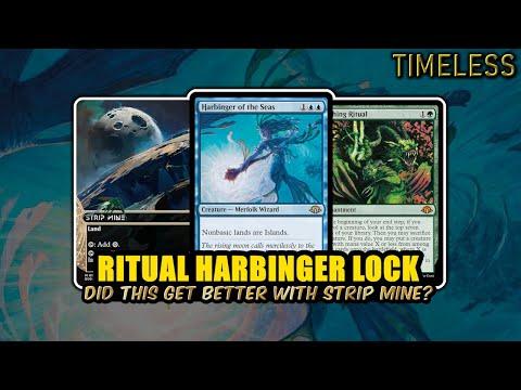 Locking It Down With Harbinger and Strip Mine! — UG Ritual | Timeless BO3 | MTG Arena