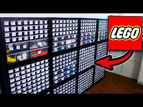 Sorting All My Parts In LEGO DRAWERS!