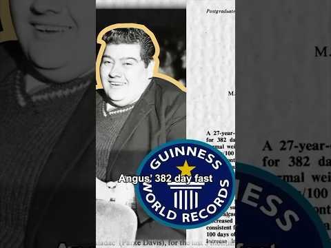 World record not eating food