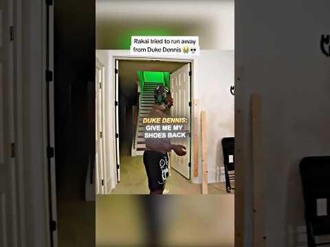 Rakai tried to run away from Duke Dennis 😭💀