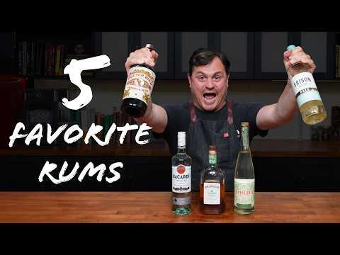 My 5 Favorite Rums for YOUR Home Bar!