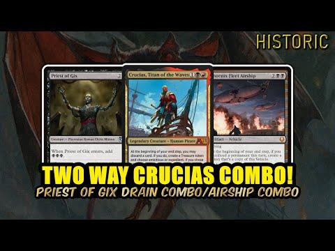 Crucias Two-Way Combo! Gix + Airship Tech with New Lesson Cards | Historic BO3 | MTG Arena