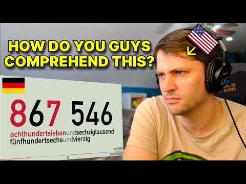 American reacts to The Incredible Way Germans Say Numbers