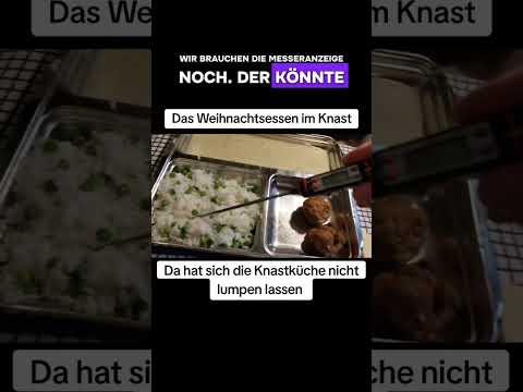 Das Weihnachtsessen im Knast 😳 #knastvlog #tomekk