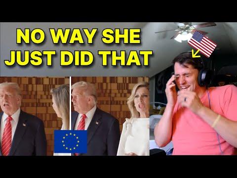 Dutch Queen mocks trump TO HIS FACE!