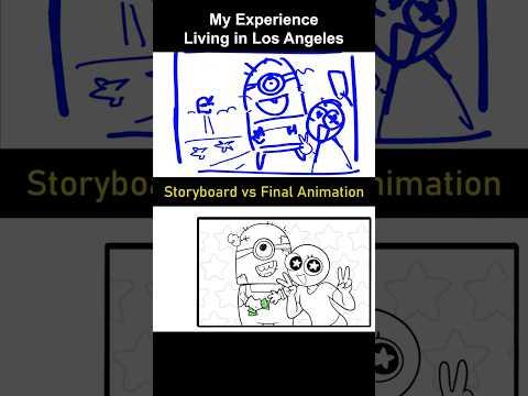 Storyboard vs Animation: Living in Los Angeles (shot 24)