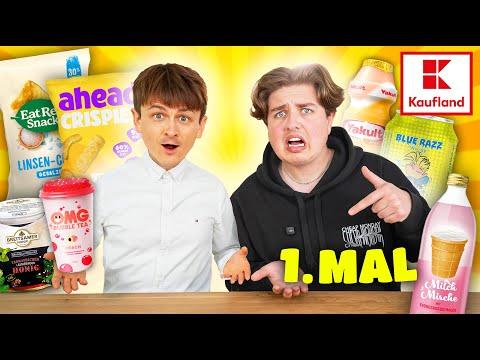 Wir ESSEN diese KAUFLAND Produkte zum 1. MAL 🍟🍇 mit Smiley
