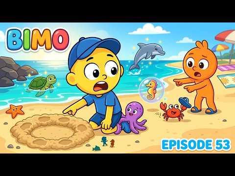 Cartoon BIMO and the Missing Sea Animals! 🐬🐙🏖️ | Episode 53