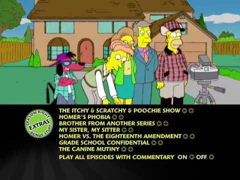 (Gameplay - 4769) The Simpsons: The Complete Eighth Season (Disc 3) (DVD Menu - 653)
