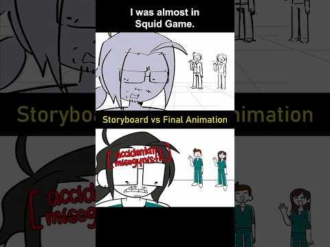 Storyboard vs Animation: I was almost in Squid Game. (shot 12)