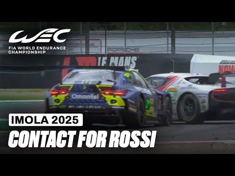 Valentino Rossi Involded In An Incident 😣 | 6 Hours of Imola 2025 | FIA WEC
