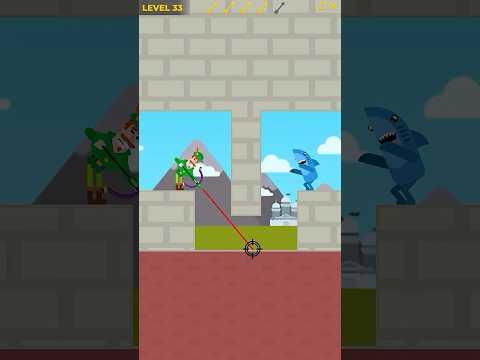 Bowmasters: Ricochet Roulette — Who Ordered Extra Stupid? 🎯🤪 #bowmasters #shorts