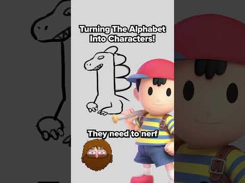 Turning Every Letter of the Alphabet into a Character #drawing #alphabet #letters #B #character #art