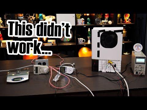 A failed duty cycle experiment with a rotary desiccant dehumidifier