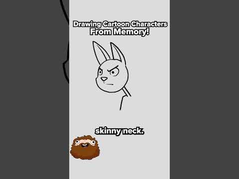 Drawing Cartoon Characters from Memory #drawing #art #cartoon #character #memory #guess #funny