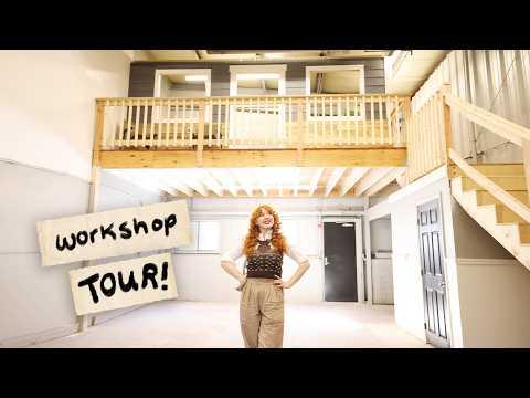 I have a WORKSHOP! (a tour & the vision)
