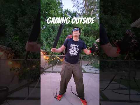 strapping a PC on my back to game outside