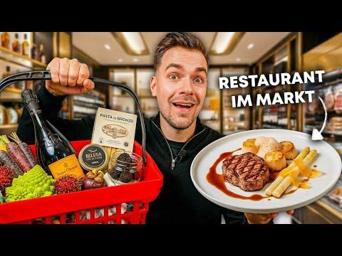 Ich teste einen LUXUS Supermarkt 🤯💰 (mit Restaurant)