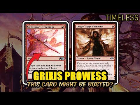 Is This New Cantrip Actually Busted? – Grixis Prowess | Timeless BO3 | MTG Arena