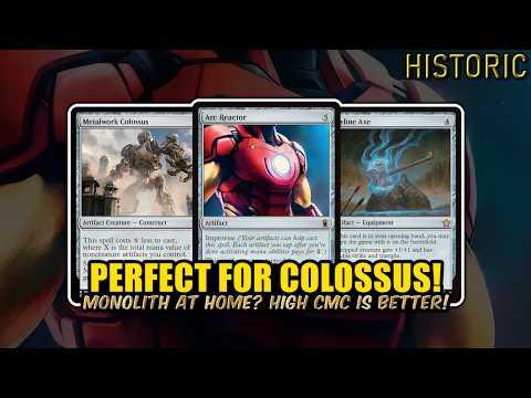 Monolith At Home? Or Perfect For Colossus? Arc Reactor MUD | Historic BO3 | MTG Arena
