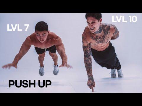 Bodybuilder Tries PUSH-UPS LVL 1-10 Ft Tristyn Lee