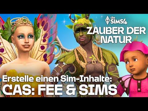 Oha, wie detailliert der CAS ist 🧚🌿 Zauber der Natur Pack-Features: Erstelle einen Sim & Fee :)