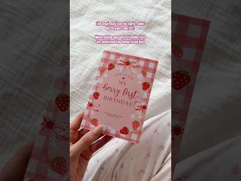 My Berry First Birthday🎂🍓 Das Motto vom 1. Geburtstag unserer Tochter. Wie findet ihr es? | XLAETA