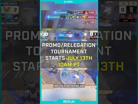 Promo/Relegation is this Sunday at 10 AM PT! #OWCS #Overwatch #Overwatch2 #OW2 #FACEIT #esports