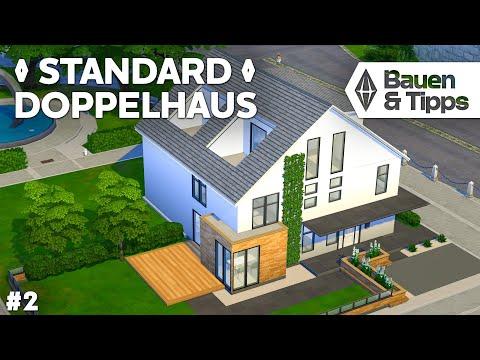 Grundriss bauen 🏠🏠 Standard Doppelhaus in Die Sims 4 💚 Let's Build #2 (deutsch)