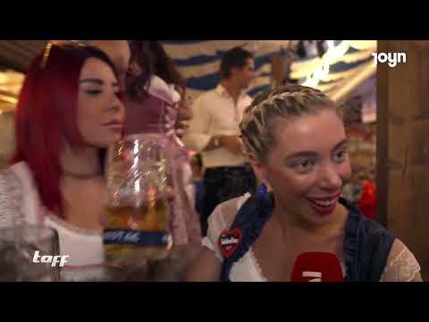 Reality-Stars feiern auf dem Frankfurter Oktoberfest