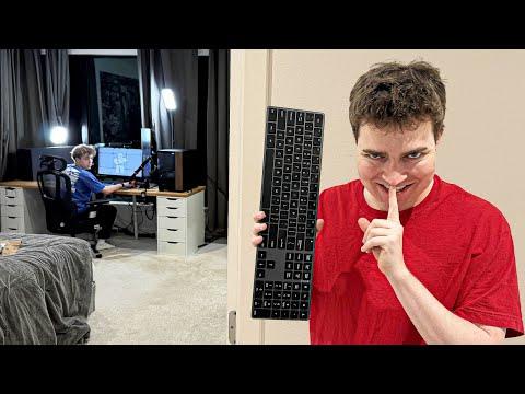 Pranking my brother with a wireless keyboard