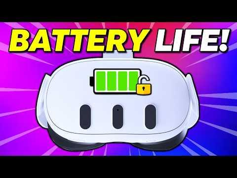 How to Increase Your Battery Life on Meta Quest 3!
