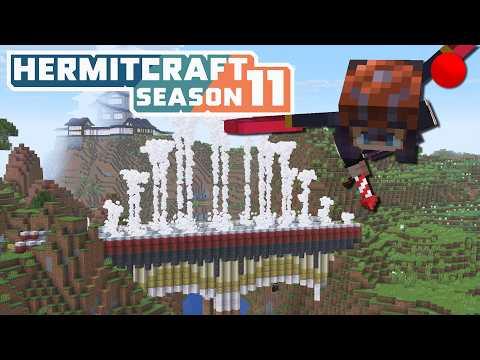 Geyser Bridge Adjustments | Hermitcraft 11 Stream