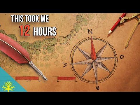Drawing a Map With Only Medieval Tools