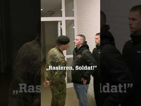 Rasurkontrolle bei der Bundeswehr  #ZDFinfo #Bundeswehr #Militär